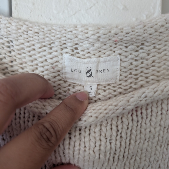 Lou & Grey Cream Sweater with Red Heart - Picture 2 of 2